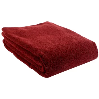 Полотенце банное бордового цвета Essential 70х140