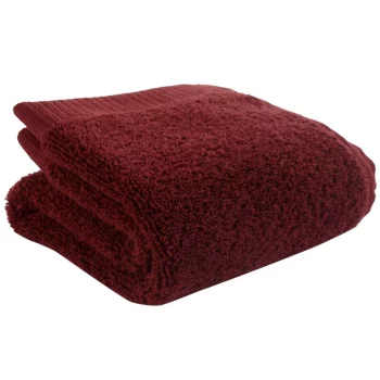 Полотенце для лица бордового цвета Essential 30х50